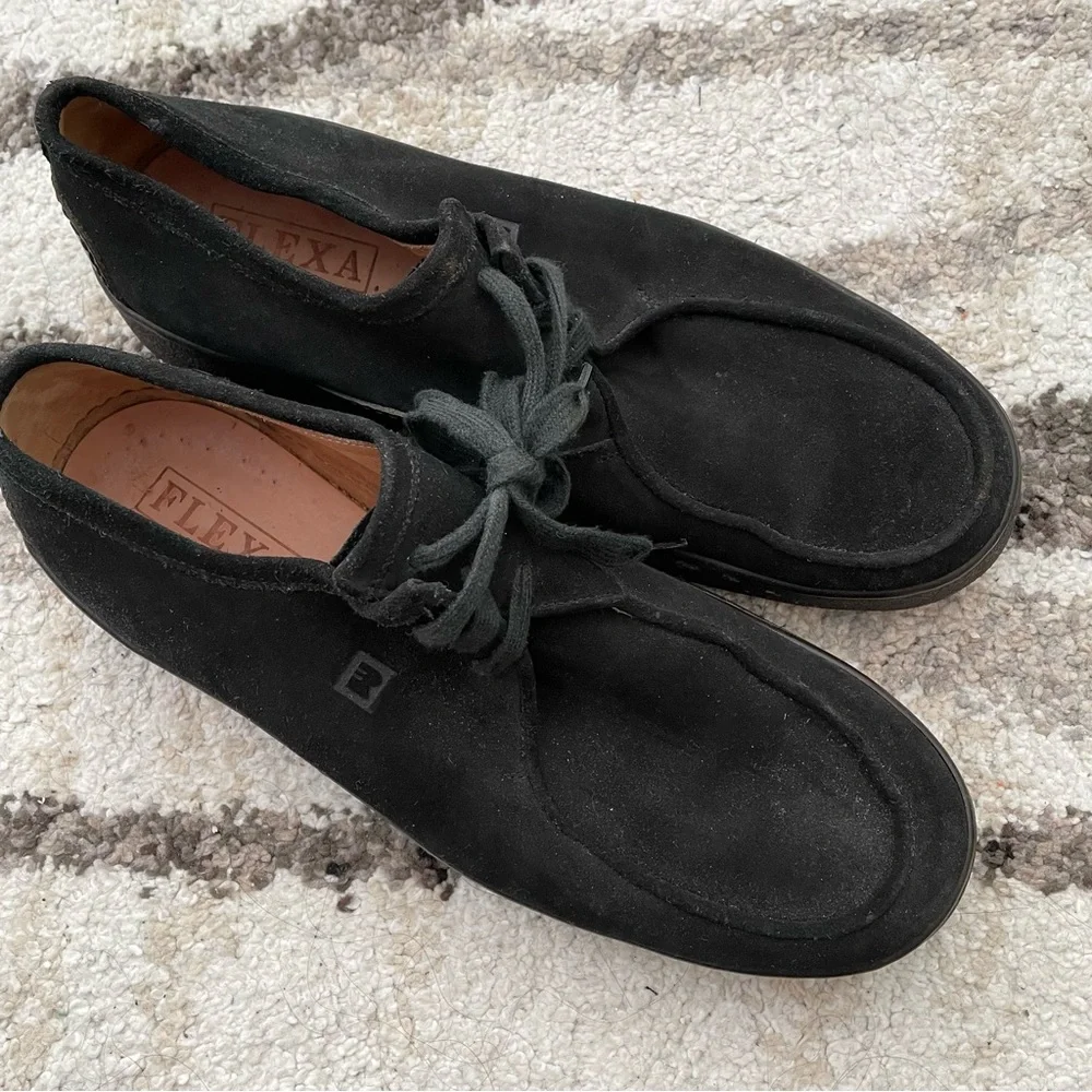 Men’s FRATELLI ROSSETTI FLEXA OXFORD CASUAL BLACK LEATHER SHOES - Picture 8 of 14